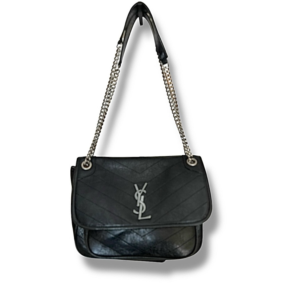 Medium Niki Chain Satchel, Shoulder bag Storm